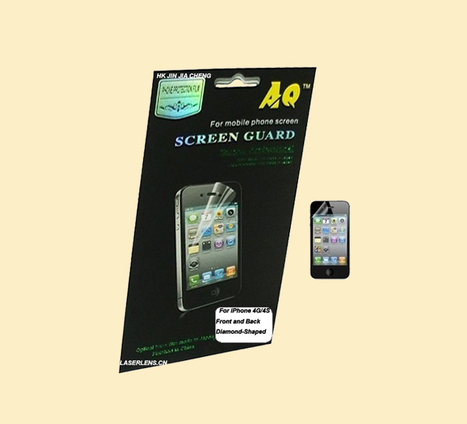 Screen Protector for Phone 4G(front and back diamond-shaped)